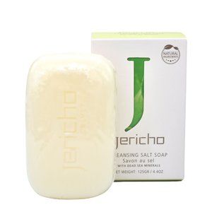 JERICHO DEAD SEA MINERALS CLEANSING SALT SOAP - 4.4 oz / 125 g -BRAND NEW-SEALED
